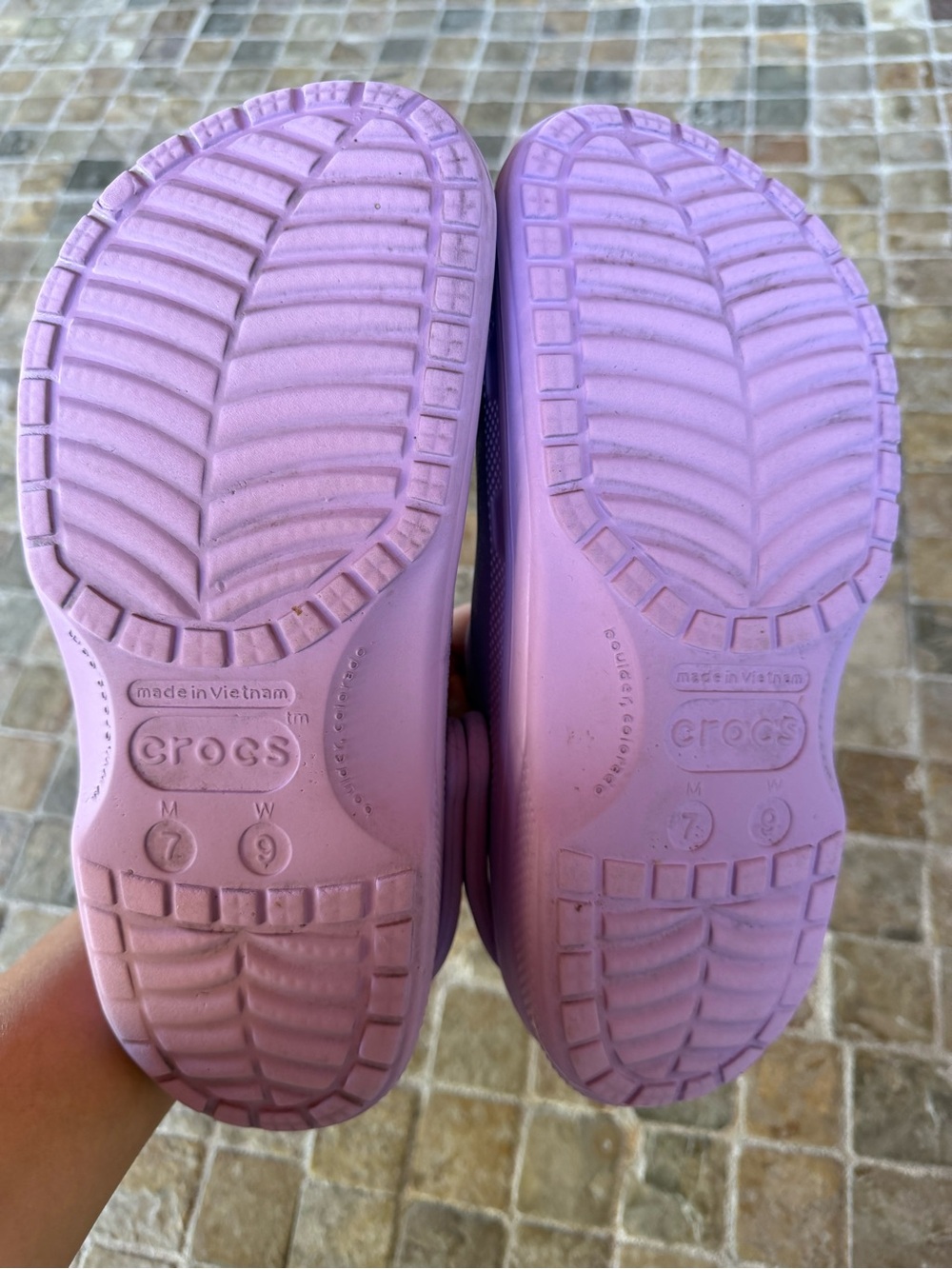 Purple lined crocs - Picture 7 of 9